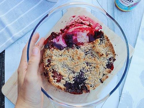 Red Berry Cobbler