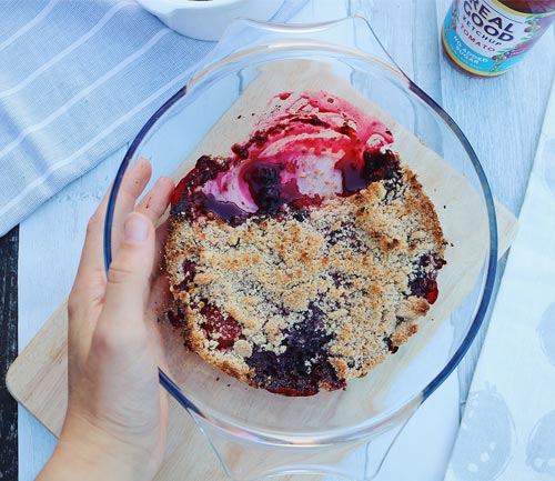 Red Berry Cobbler